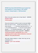 NRCME Study Sheet EXAM 2025&sol;2026 Actual Complete Real  Exam Questions &  Correct Answers &vert; 100&percnt; Verified                   solutions &vert; Already Graded A&plus; &sol; 2025 Brand New&excl;&excl; 