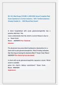 NU 185&colon; Med-Surge II EXAM 4 &comma;2025&sol;2026 Actual Complete Real  Exam Questions & Correct Answers &vert; 100&percnt; Verified solutions &vert;  Already Graded A&plus; &sol;  2025 Brand New Exam&excl;&excl; 