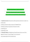 NR 548 Psychiatric Assessment for PMHNP &vert; Exam 2 &lpar;Weeks 3&ndash;4 Covered&rpar; &vert; Verified Questions & Correct Answers &vert; Latest Update 2025&sol;2026 &vert; A&plus; Graded
