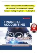 Solutions Manual for Financial Accounting 7th Canadian Edition by Libby&comma; Libby&comma; Hodge&comma; Kanaan&comma; Sterling &lpar;All Chapters&comma; 100&percnt; Original Verified&comma; A&plus; Grade&rpar;
