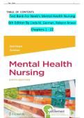 Test Bank For Neeb's Mental Health Nursing 6th Edition By Linda M&period; Gorman&comma; Robynn Anwar Chapters 1 - 22 &emsp;