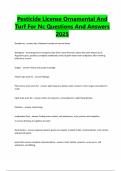 Pesticide License Ornamental And Turf For Nc Questions And Answers 2025