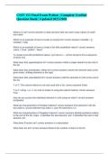 CNIT 155 Final Exam Python &vert; Complete Verified Question Bank &vert; Latest Update 2025&sol;2026 &vert; A&plus; Graded