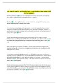 ASE Brake A5 practice test Questions with Correct Answers &vert;New Update 100&percnt;  Verified By Experts 