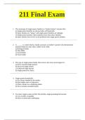 211 Final Exam