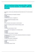 CNIT 155 Final Exam Purdue University 2025 &vert; Verified Questions & Correct Answers &vert; A&plus; Graded &vert; 100&percnt; Pass Guarantee