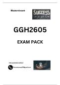 GGH2605 EXAM PACK &lbrace;DETAILED QUESTIONS AND ANSWERS&rcub;
