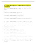 CFPT Exam Questions and answers Newest RATED A&plus; 2025&sol;2026 