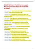 PVL3702 Exam Pack Overview and Key Legal Concepts Questions With Answers 