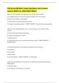 Tilt-Up Certification Study Questions and answers newest RATED A&plus; 2025&sol;2026 NEW&excl;&excl;