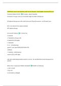 BCOP Renal cancer Exam Questions with Correct Answers&vert; Latest Update Guaranteed Success 