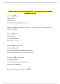 Testicular Cancer BCOP Exam Questions with Correct Answers&vert; Latest Update  Guaranteed Success 