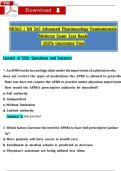 NR565 &sol; NR 565 Advanced Pharmacology Fundamentals Midterm Exam Test Bank  100&percnt; Guarantee Pass