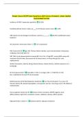 Breast Cancer BCOP Exam Questions with Correct Answers&vert; Latest Update  Guaranteed Success 