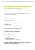 Lymphoma BCOP Exam Questions with Correct Answers&vert; Latest Update Guaranteed Success 