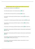 BCOP Exam Questions with Correct Answers&vert; Latest Update Guaranteed Success 