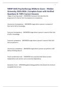 NRNP 6645 Psychotherapy Midterm Exam &ndash; Walden University 2025&sol;2026 &vert; Complete Exam with Verified Questions & 100&percnt; Correct Answers