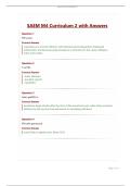 SAEM M4 Curriculum 2 with Answers