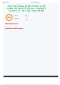 PSYC 3082 Module 14 QUESTIONS WITH COMPLETE SOLUTIONS 100&percnt; CORRECT &vert; GRADED A&plus; &vert; NEW 2025-2026 UPDATE