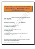 AGEC 4040 EXAM 2 QUESTIONS WITH 100&percnt; CORRECT ANSWERS &vert; LATEST VERSION 2025&sol;2026&period;