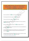 AGEC 4040 FINAL EXAM QUESTIONS WITH 100&percnt; CORRECT ANSWERS &vert; LATEST VERSION 2025&sol;2026&period;