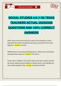 EXAMS PACK&colon;&colon;&colon; TEXAS TEACHERS CERTIFICATION&comma; TEXES PPR ACTUAL 2025&sol;2026