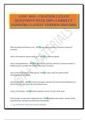 ANSC 4043 - CHAPTER 2 EXAM QUESTIONS WITH 100&percnt; CORRECT ANSWERS &vert; LATEST VERSION 2025&sol;2026&period;