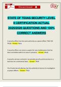 EXAMS PACK&colon;&colon;&colon; SECURITY OFFICER LEVEL 2&comma;3 &lpar;II&comma; III&rpar; CERTIFICATION ACTUAL 2025&sol;2026