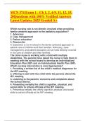 MCN 374 Exam 1 - Ch 1&comma; 2&comma; 4-9&comma; 11&comma; 12&comma; 15&comma; 20Questions with 100- Verified Answers Latest Updates 2025