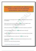 CHAPTER 1- ANATOMY OF OROFACIAL STRUCTURES EXAM 2025&sol;2026 QUESTIONS AND ANSWERS
