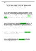 TNT 700&period;5A &vert; COMPREHENSIVE Q&A FOR GUARANTEED SUCCESS