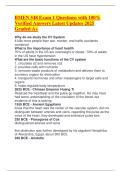 BMEN 548 Exam 1 Questions with 100&percnt; Verified Answers Latest Updates 2025 Graded A&plus;&period;