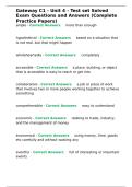 Gateway C1 - Unit 4 - Test set Solved Exam Questions and Answers &lpar;Complete Practice Papers&rpar;&period;
