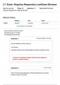  BIO 151 Lab 7a Exam 2025&sol;2026 Latest Questions & Answers 100&percnt; Accurate Solutions For Guaranteed Success &vert; Expert-Verified&comma; Graded A&plus;