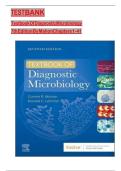 TEST BANK For Textbook Of Diagnostic Microbiology&comma; 7th Edition By Connie R&period; Mahon&comma; Verified Chapters 1 - 41&comma; Complete Newest Version