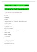 ISSA Final Exam 2022&ndash;2023 &vert; Fully  Solved & Verified &vert; Rated Grade A&plus; 
