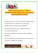 Registered Sanitarian Practice Questions 2025&sol;2026 &ndash; 250&plus; Verified Q&A &vert; Environmental Health&comma; Waste Management&comma; Food Safety&comma; Epidemiology &vert; Exam Prep Guide &ndash; NEHA & State Licensure