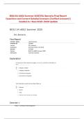 BIOL134 A002 Summer 2025 ESL Bacteria Final Report Questions and Correct Detailed Answers &lpar;Verified Answers&rpar; &vert; Graded A&plus; &vert; New 2025-2026 Update