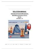 Solution Manual for International Financial Management&comma; 10th Edition&comma; By Cheol Eun&comma; Bruce G&period; Resnick&comma; All Chapters 1 to 21 complete Verified editon