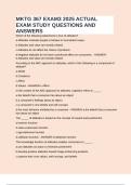 MKTG 367 EXAM3 2025 ACTUAL EXAM STUDY QUESTIONS AND ANSWERS