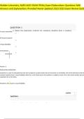 Mental Health HESI Exam &ndash; 100&percnt; Correct Questions and Answers &ndash; Complete Study Guide
