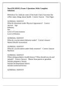 Nurs258 &lpar;SDSU&rpar; Exam 1 Questions With Complete Solutions