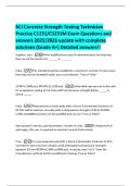 ACI EXAMINATION 2 WITH CORRECT ANSWERS