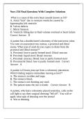 Nurs 258 Final Questions With Complete Solutions