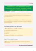 EPPP Ethics & Professional Issues  Questions and Correct Answers&sol; Latest  Update &sol; Already Graded