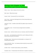 Biology 1111 Chapter 11 Test Questions and Correct Answers&period;