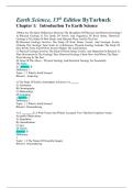 Test Bank for Essentials of Geology Earth Science&comma; 13th Edition By Tarbuck&comma; 2025&rpar; All Chapters Covered&comma; Latest Guide A&plus;&period;
