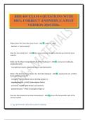 BBH 469 EXAM 4 QUESTIONS WITH 100&percnt; CORRECT ANSWERS &vert; LATEST VERSION 2025&sol;2026&period;