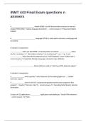 INMT 443 Final Exam questions n answers 