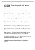INMT 341 Exam 2 questions & answers A&plus; rated 
